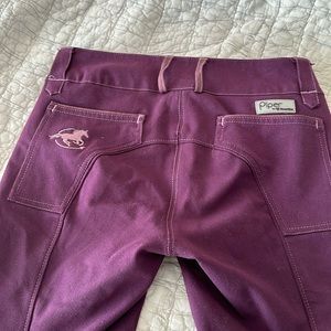 Piper by SmartPak, purple dressage riding breeches
